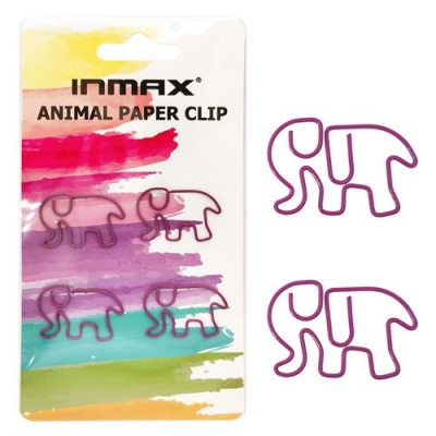 Elephant-shaped Paper clip ( SZ 29024I-4BO)
