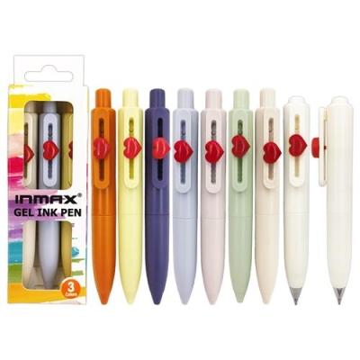 Heart-shaped Mini Gel Ink Pen (WG 1003-3XK)