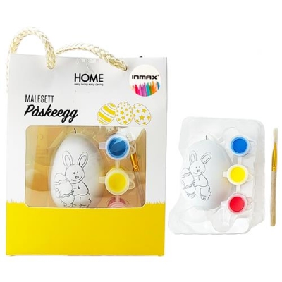 Egg Ceramic DIY Tote Bag with 3-in-one paint (PD 86034F)