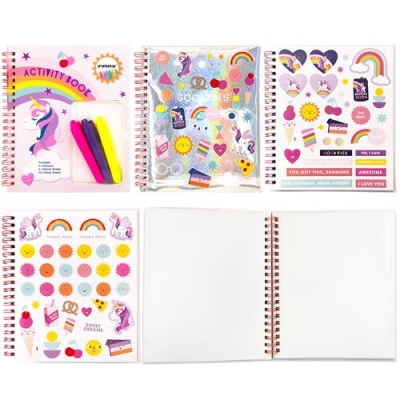 Spiral Notebook Set with Blister Cover + 3 Highlighters (SN 35054-B6)