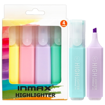 Macaron Color Pastel Highlighter 4pcs/Set(WH 11027MC-4XK)