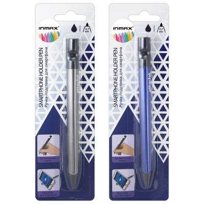 Triangular Twist Ball Pen with Phone Stand (WB 3001-1CC)