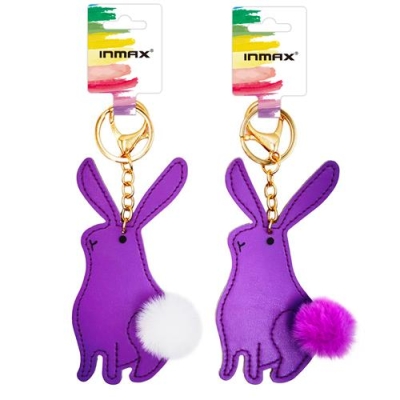 Purple Special Design Rabbit Keychain (SL 79014D-B)